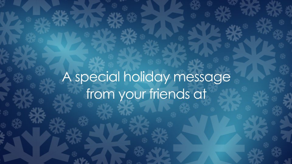 After Hours: Photo & Text corporate holiday ecard design