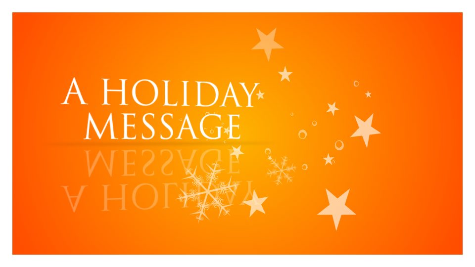 Holiday Hop: Illustrated corporate holiday ecard design
