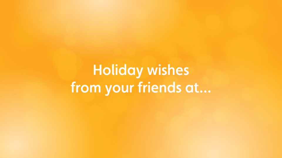 Peaceful Holiday: Photo & Text corporate holiday ecard design