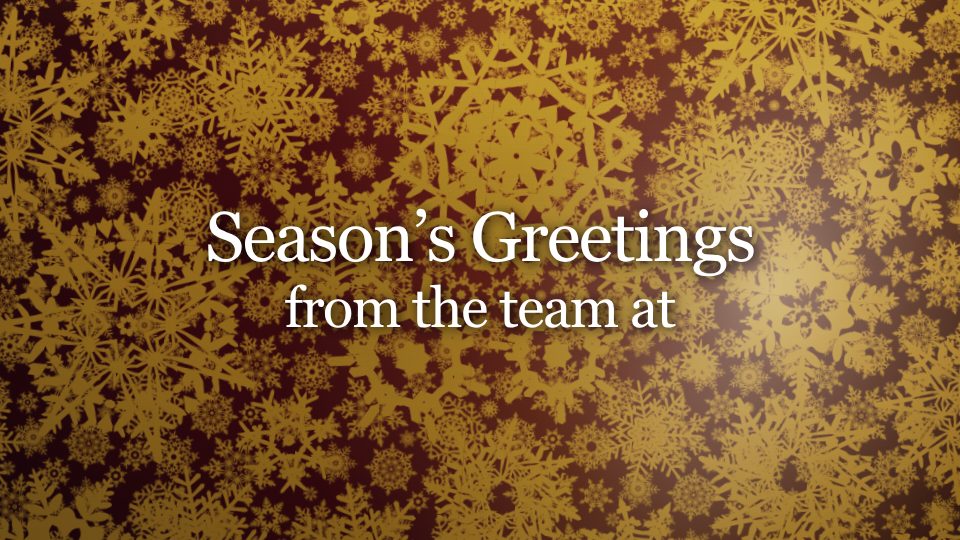 Royal Holiday: Photo & Text corporate holiday ecard design