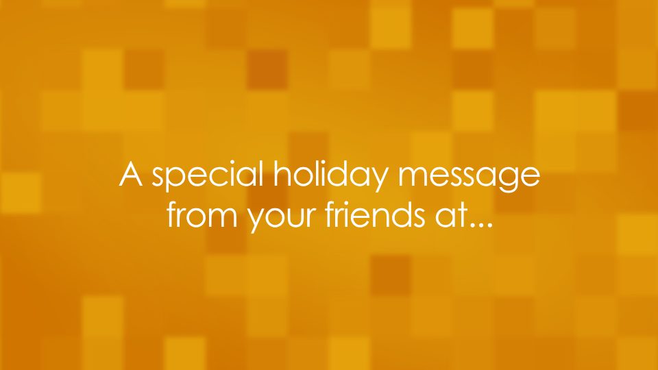 Sunny Morning: Photo & Text corporate holiday ecard design